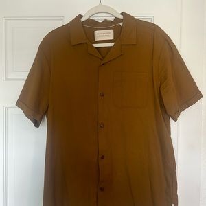 Scotch and Soda Pocket Camper Shirt (color: Brown/Bronze size Medium)